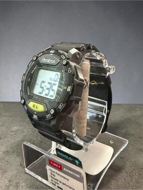 Armitron All-Sport Digital Watch 40/8318 Alarm Chrono EL Backlight Working
